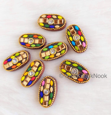 Brown Wood Buttons